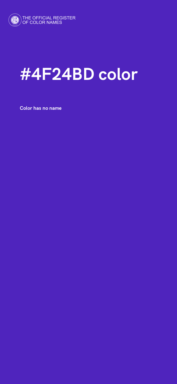 #4F24BD color image