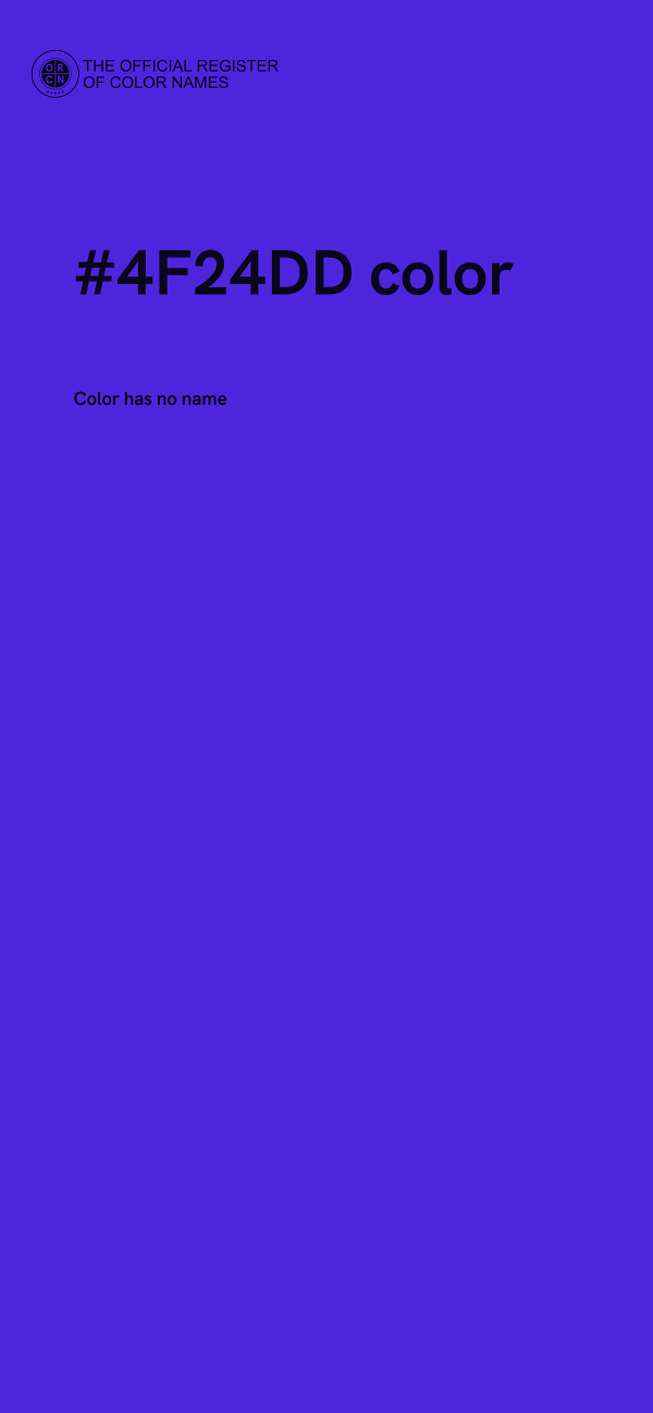 #4F24DD color image
