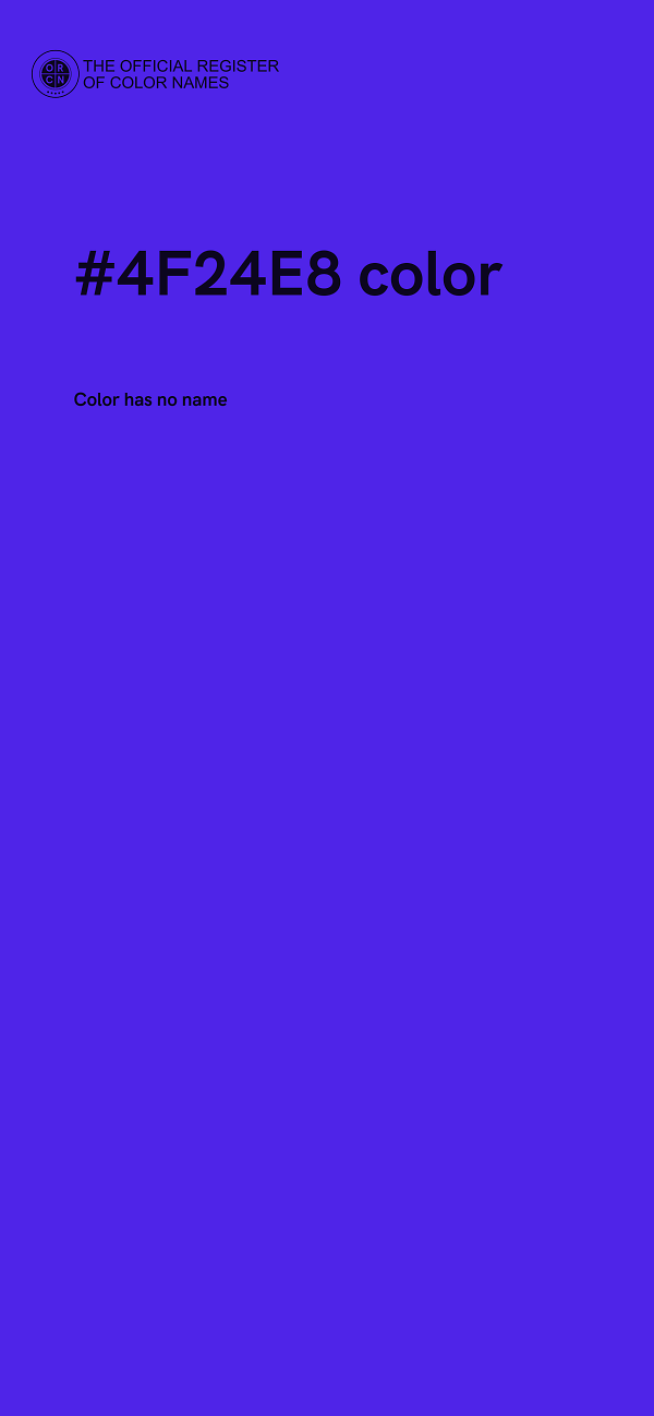 #4F24E8 color image