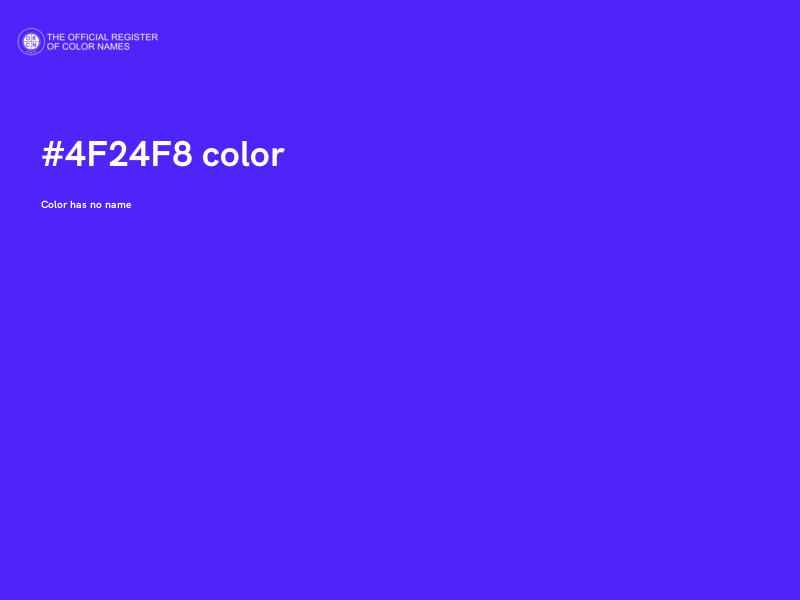 #4F24F8 color image