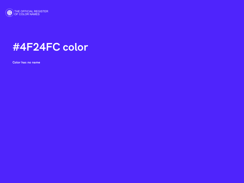 #4F24FC color image