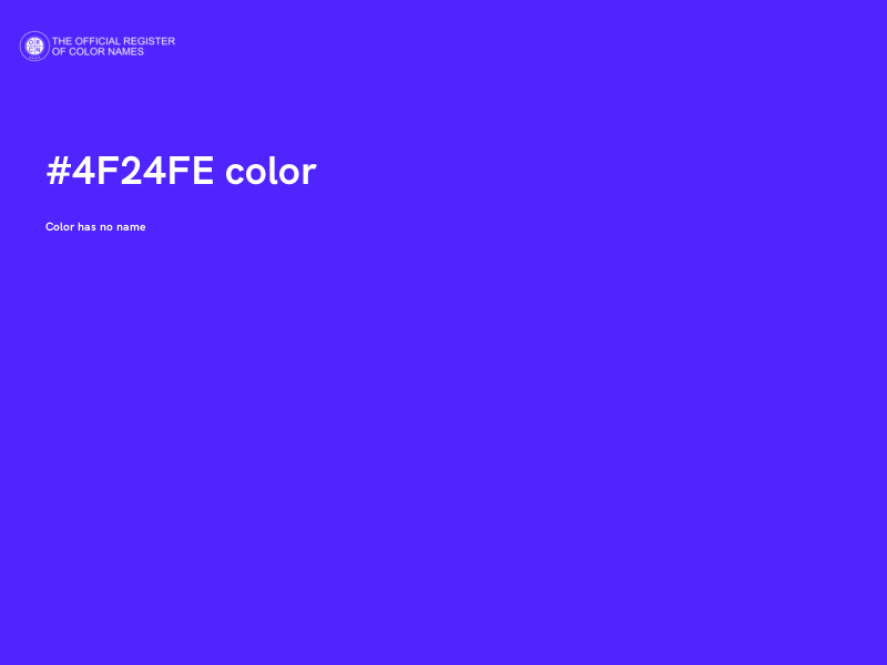 #4F24FE color image
