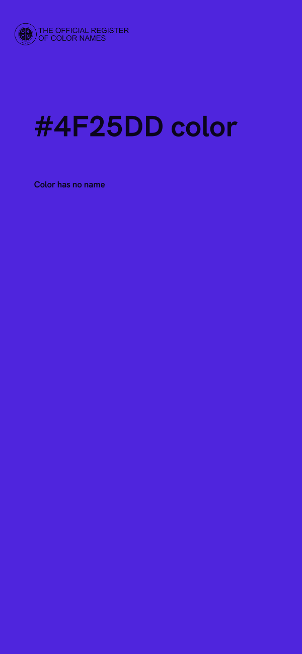 #4F25DD color image