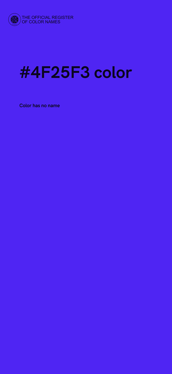 #4F25F3 color image