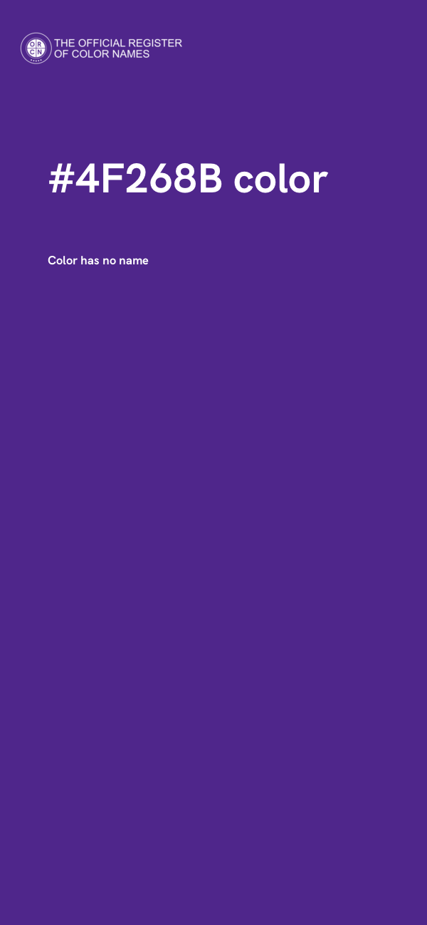 #4F268B color image