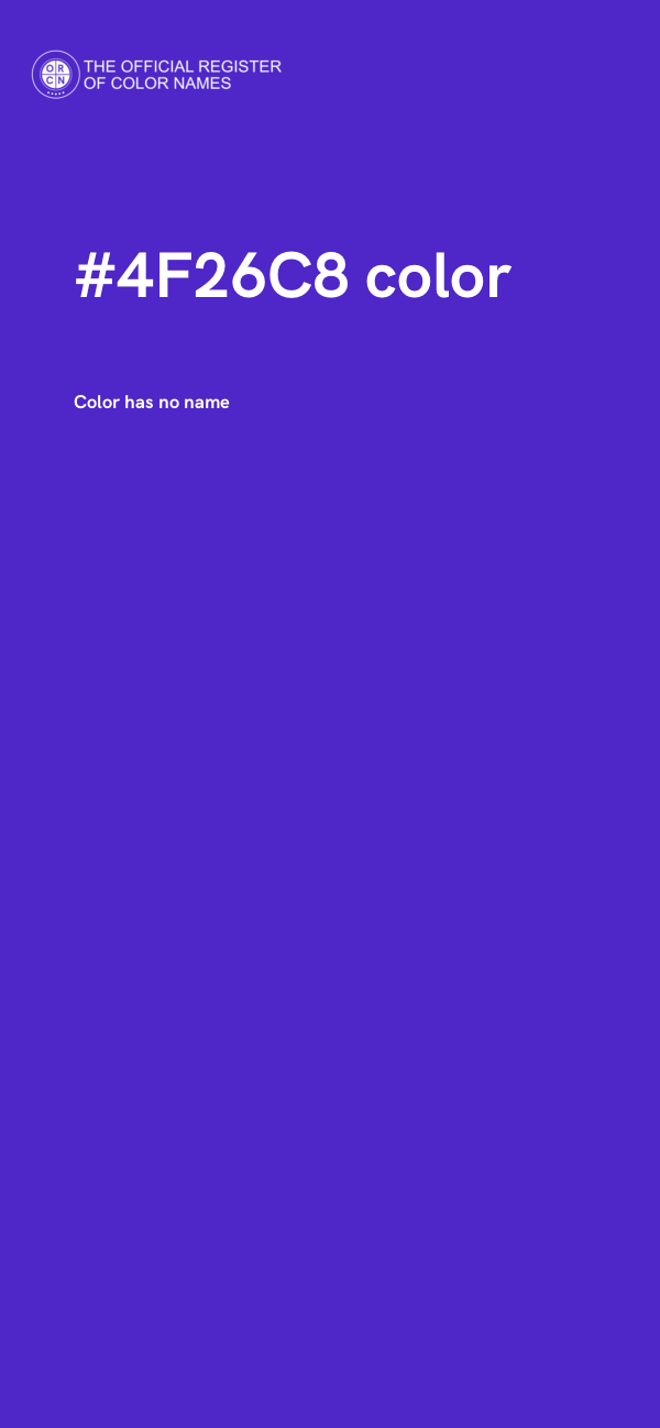#4F26C8 color image