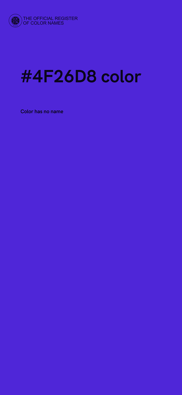 #4F26D8 color image