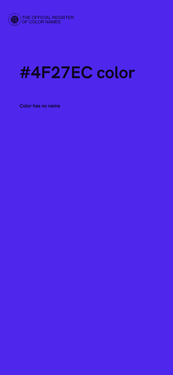 #4F27EC color image