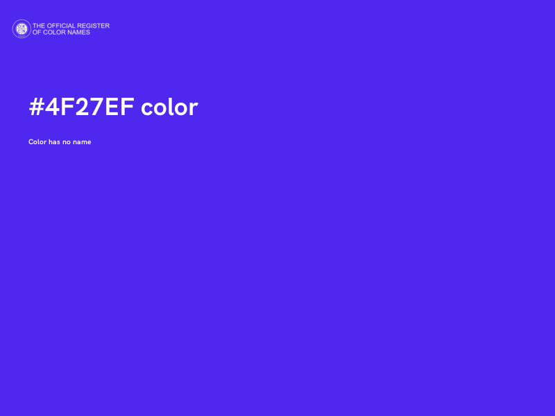 #4F27EF color image