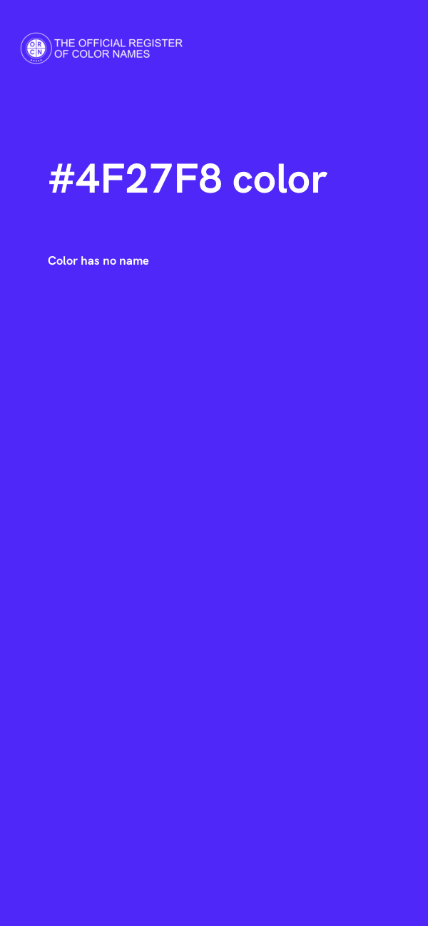 #4F27F8 color image