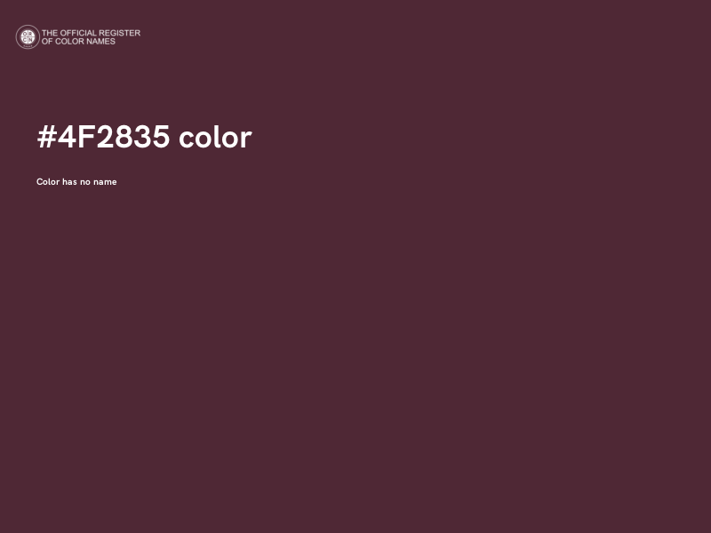 #4F2835 color image