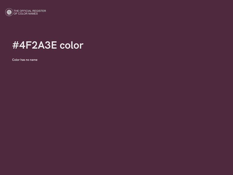 #4F2A3E color image