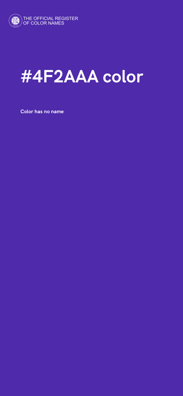 #4F2AAA color image