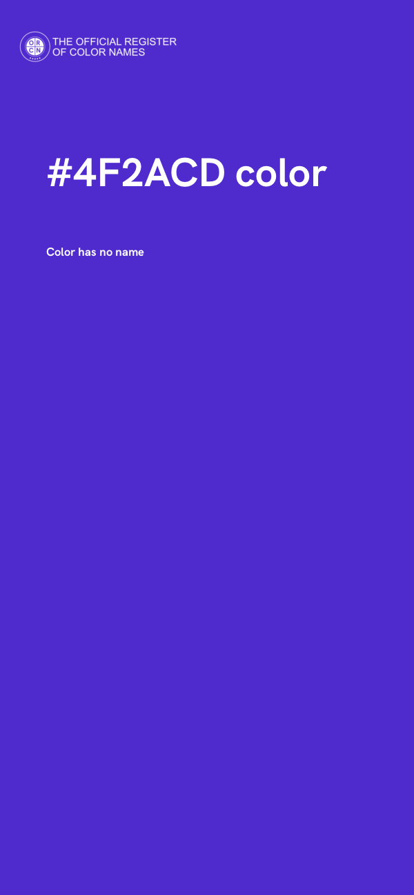 #4F2ACD color image