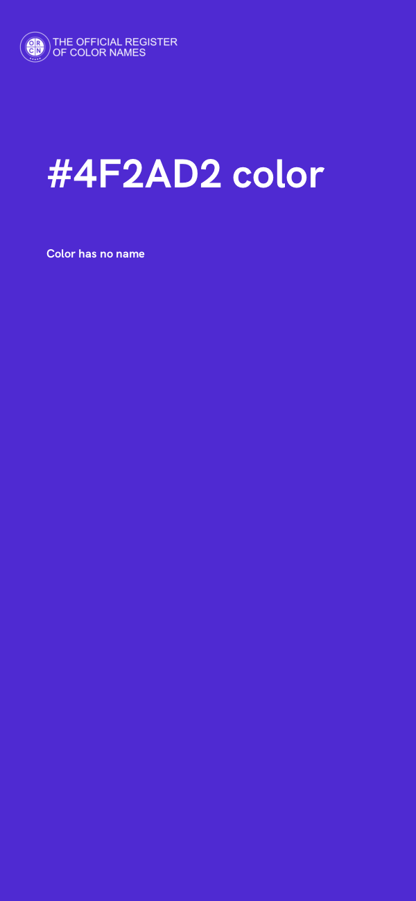 #4F2AD2 color image