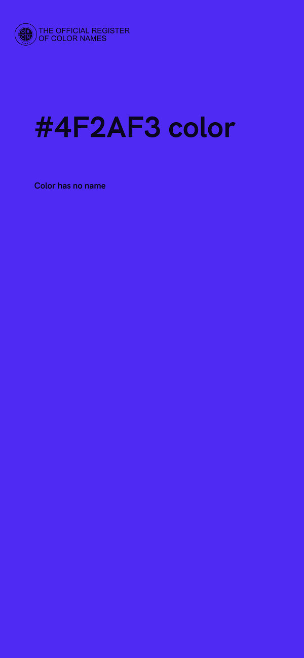#4F2AF3 color image