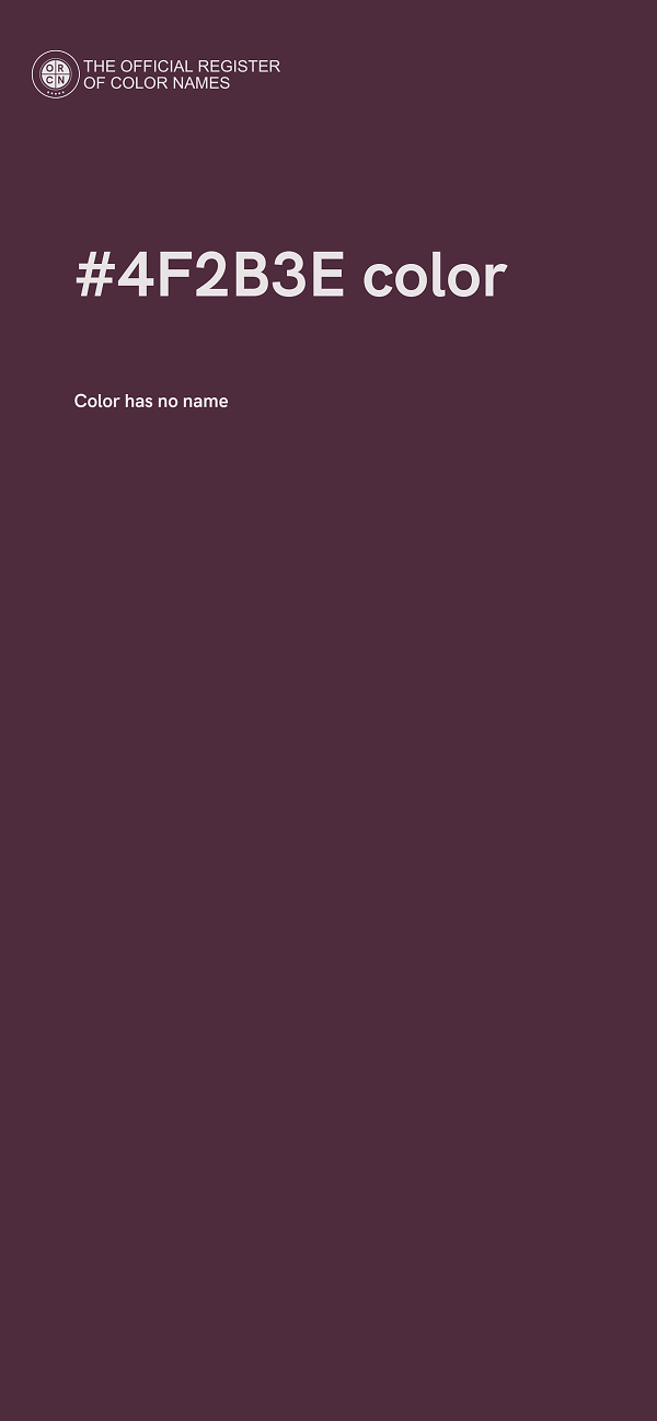 #4F2B3E color image