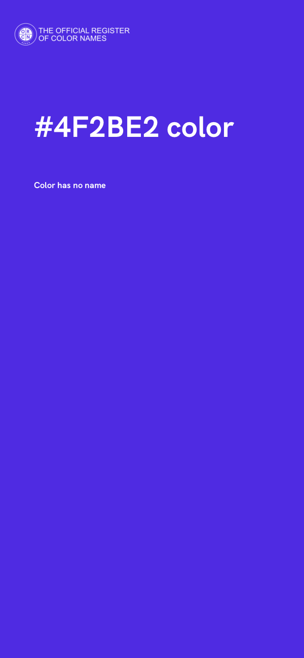 #4F2BE2 color image