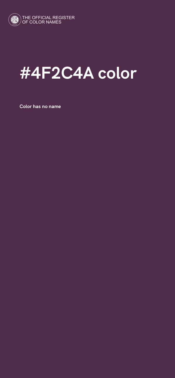 #4F2C4A color image