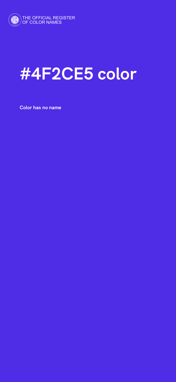#4F2CE5 color image