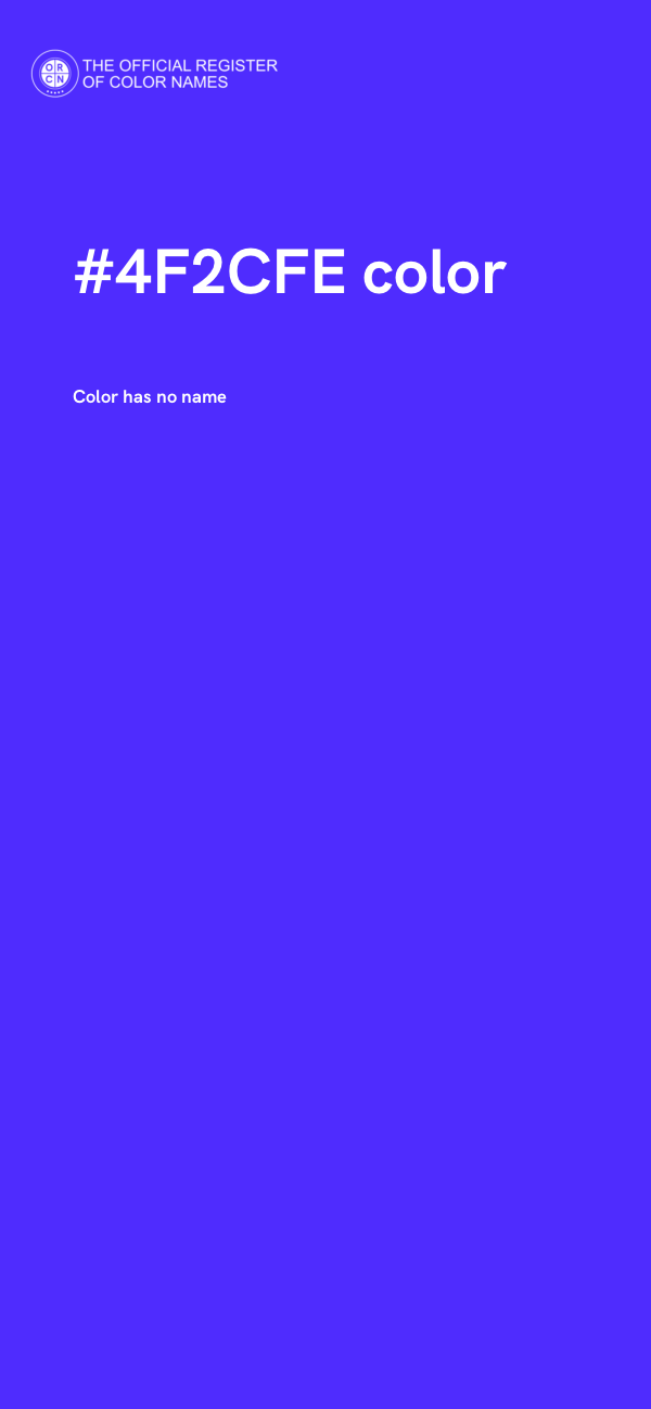 #4F2CFE color image