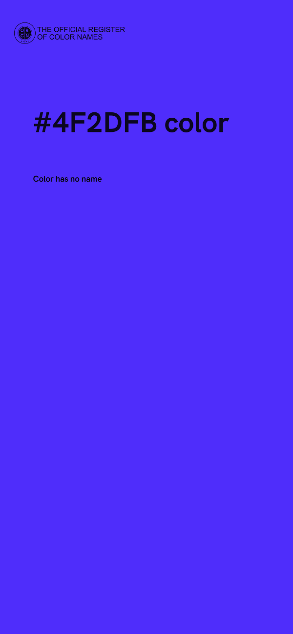 #4F2DFB color image