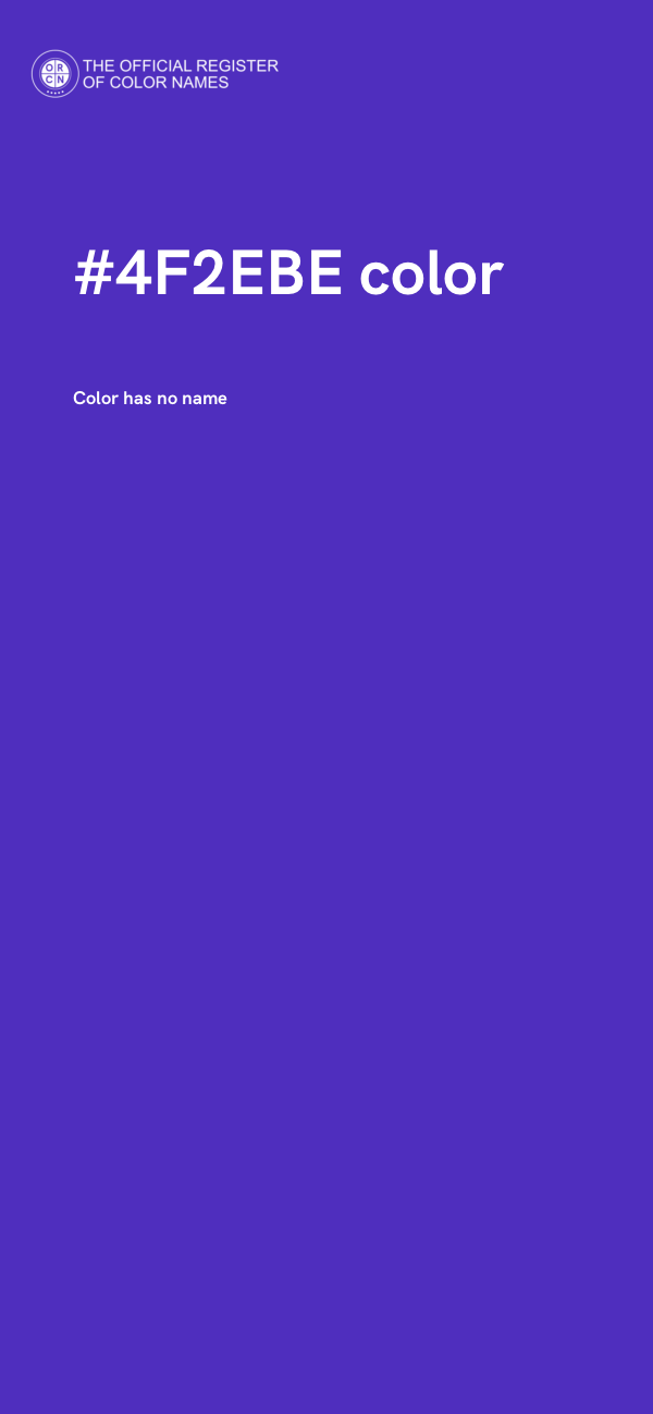 #4F2EBE color image