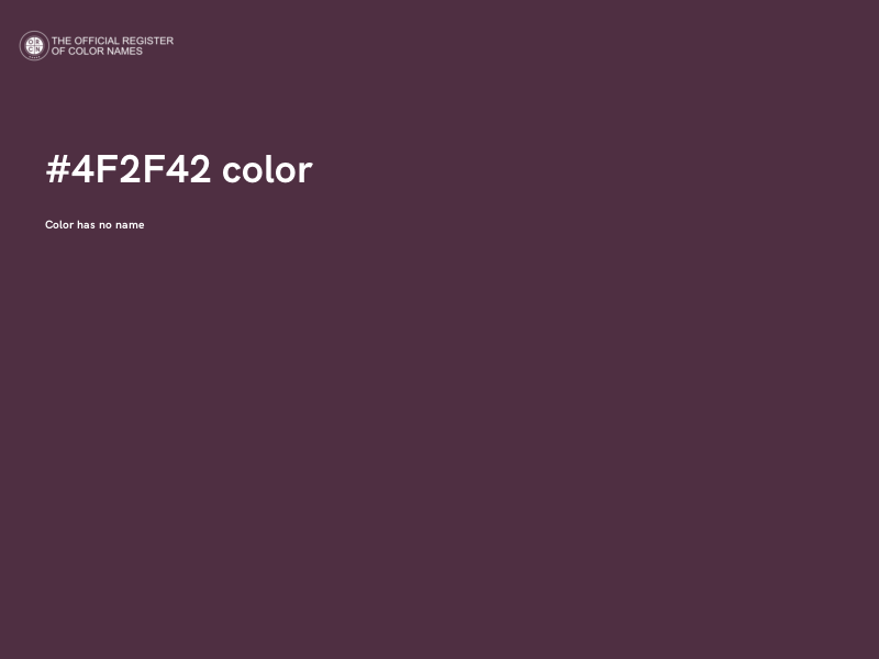 #4F2F42 color image
