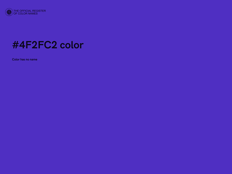 #4F2FC2 color image