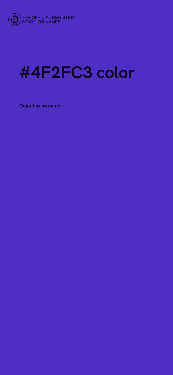 #4F2FC3 color image