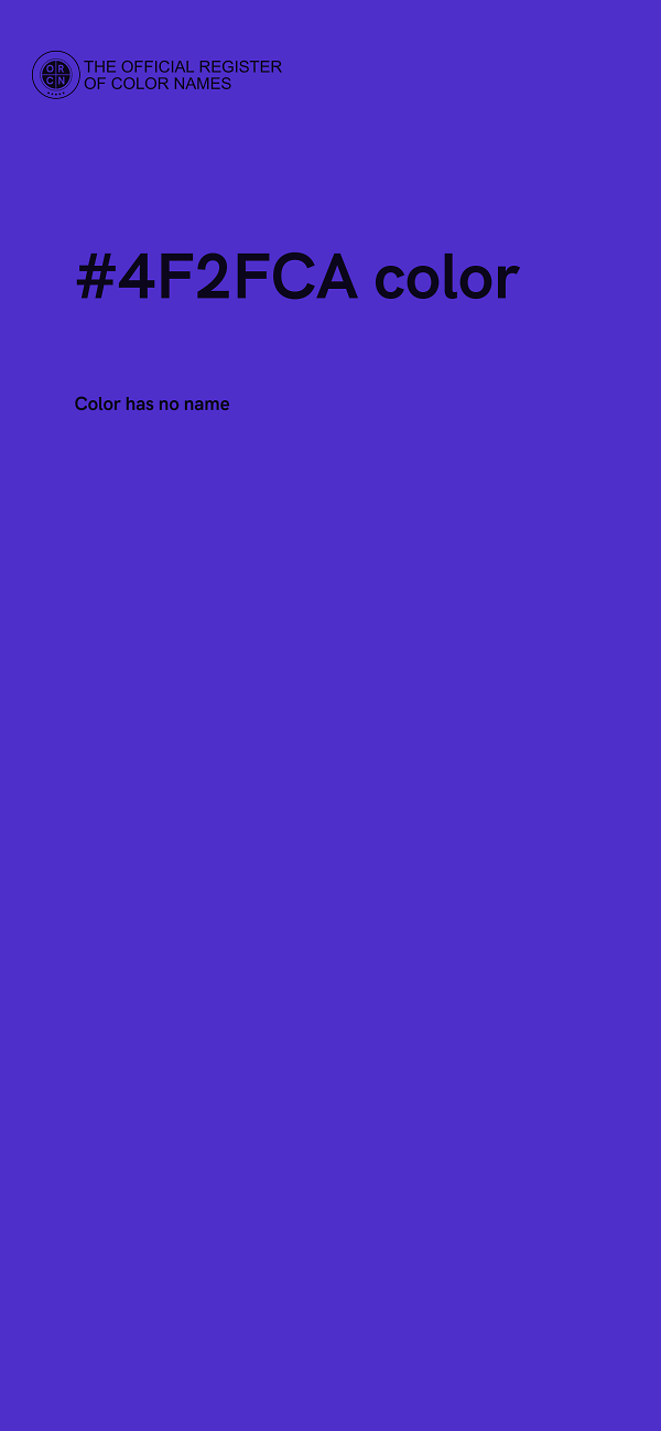 #4F2FCA color image