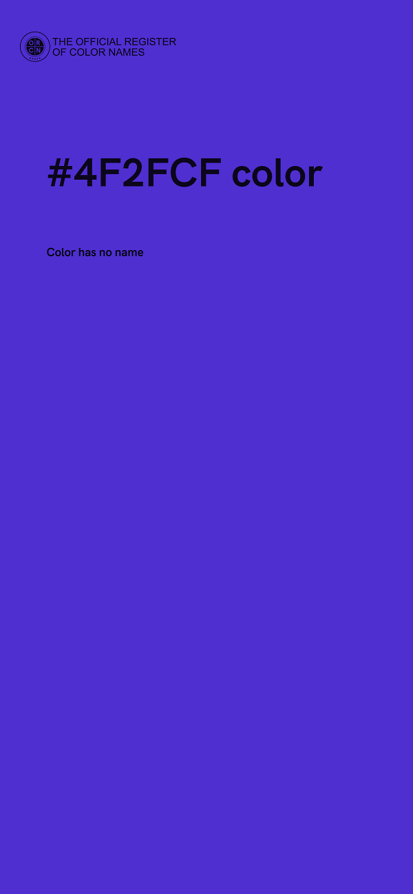 #4F2FCF color image