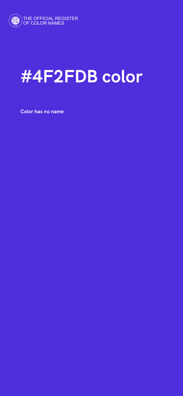 #4F2FDB color image