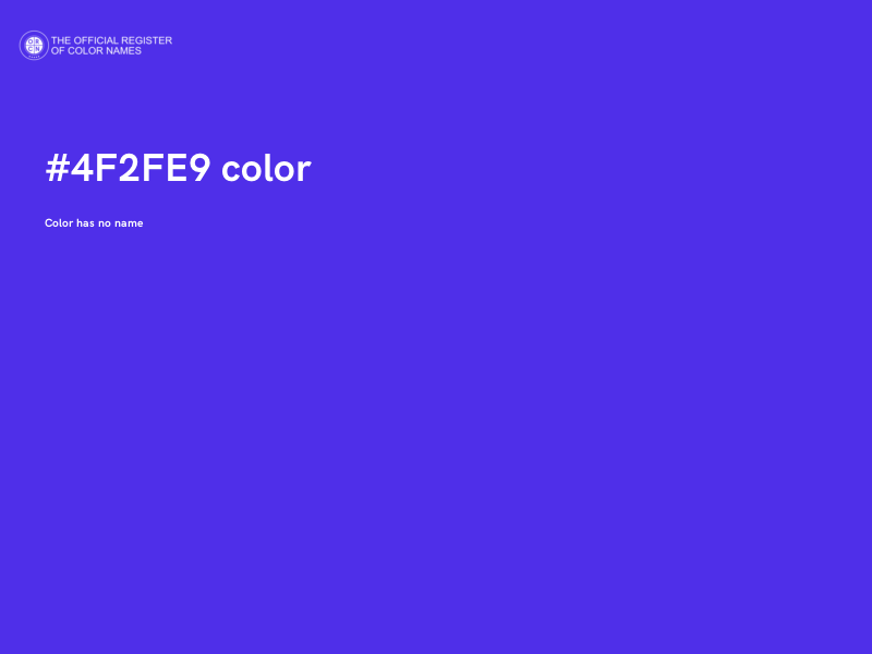 #4F2FE9 color image