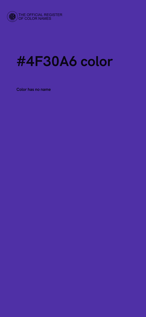 #4F30A6 color image
