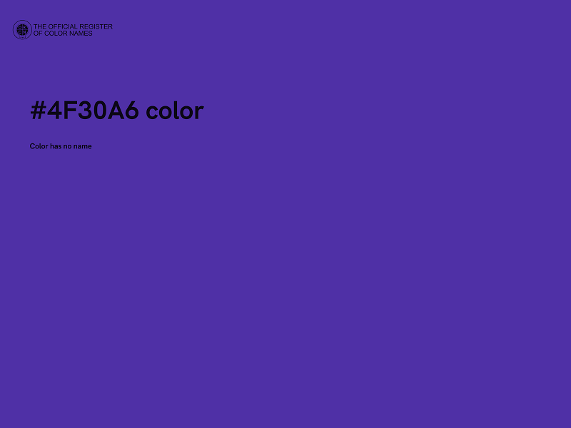 #4F30A6 color image