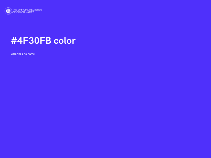 #4F30FB color image