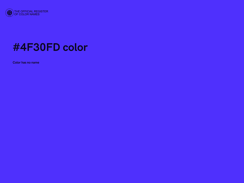 #4F30FD color image