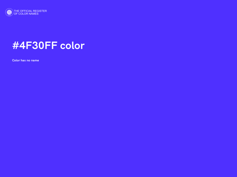 #4F30FF color image