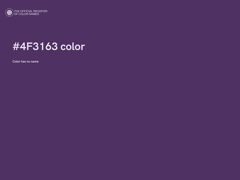 #4F3163 color image