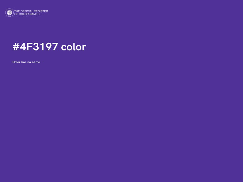 #4F3197 color image