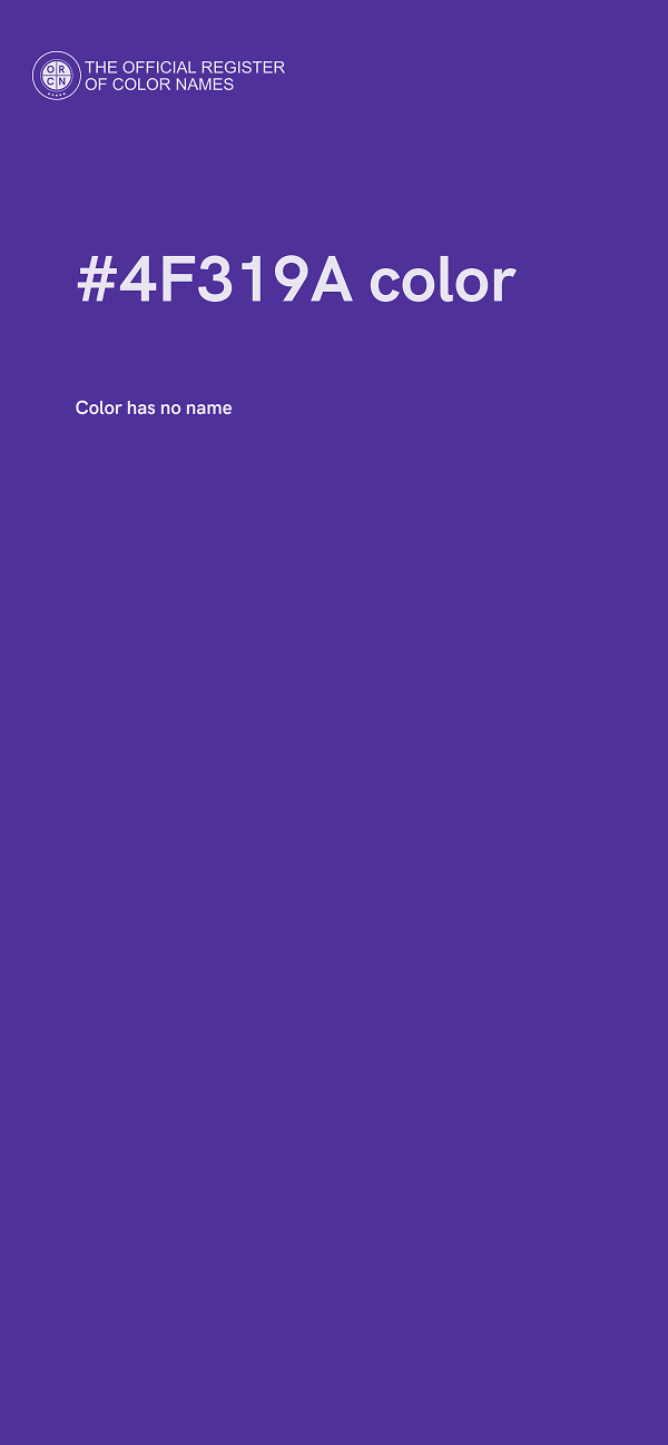 #4F319A color image