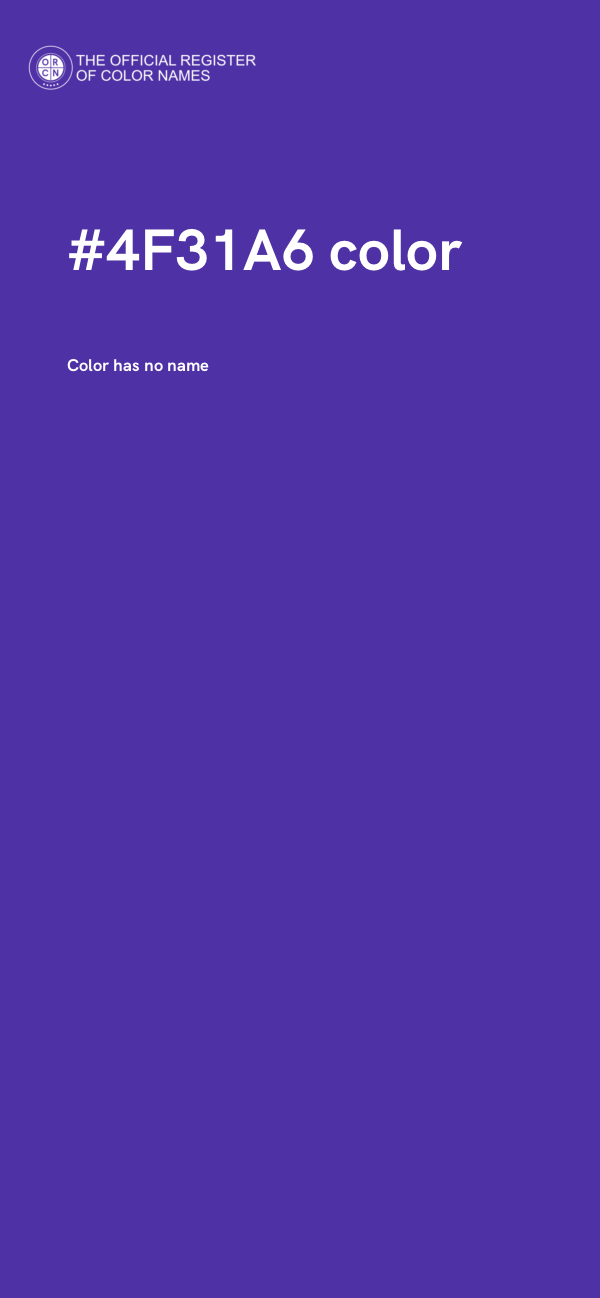#4F31A6 color image