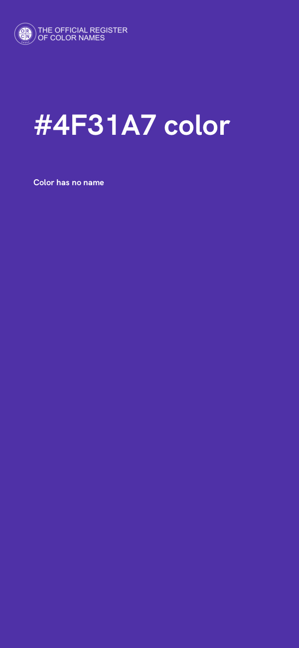 #4F31A7 color image