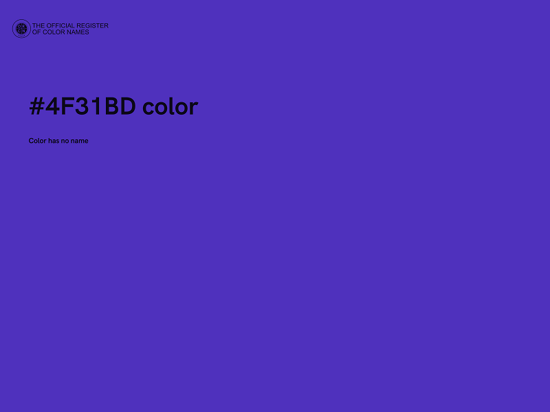 #4F31BD color image