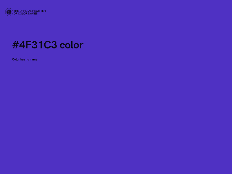 #4F31C3 color image