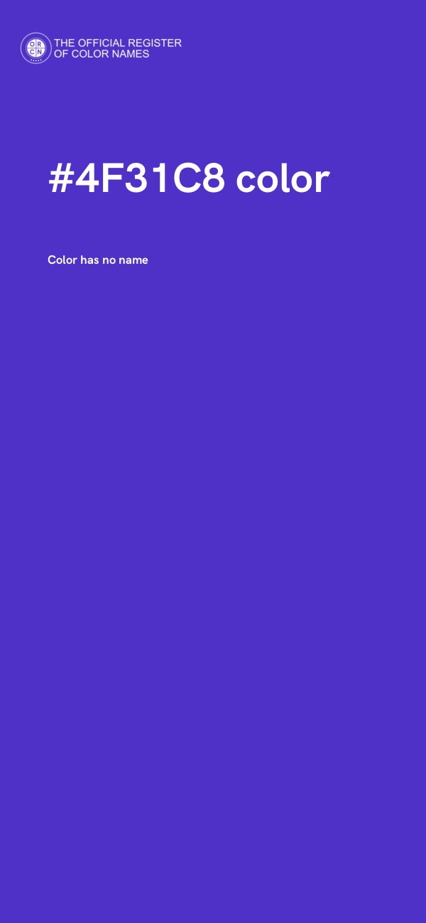 #4F31C8 color image