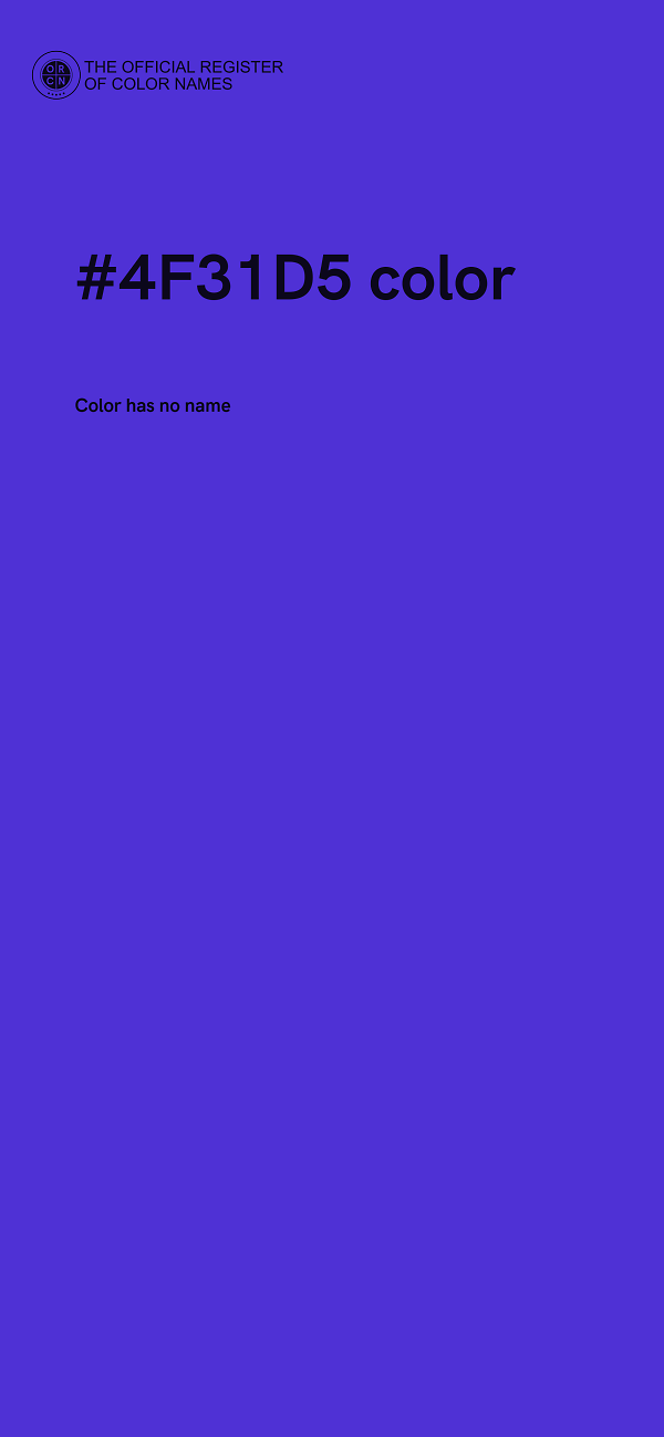 #4F31D5 color image