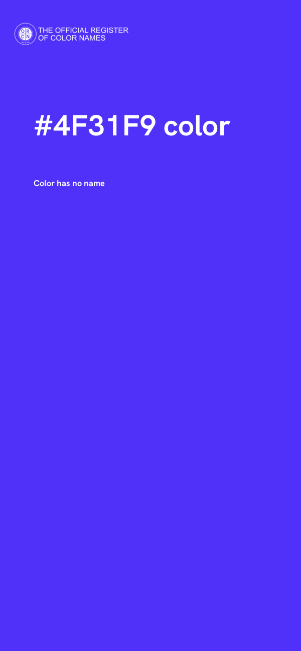 #4F31F9 color image