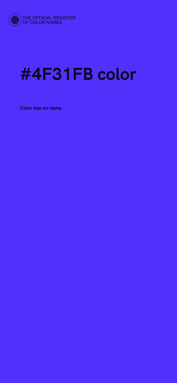#4F31FB color image